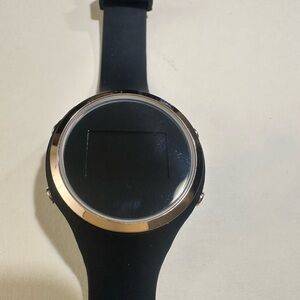 Sleek Black and Gold Watch